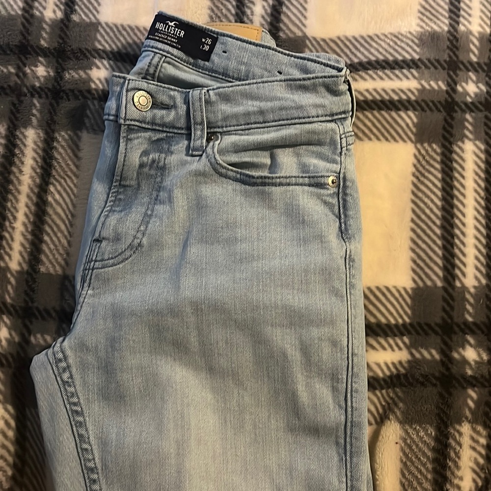 Light washed blue men jeans 26x30